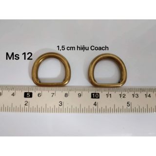 Khoen d size 1,5cm hiệu coach màu đồng cổ - mã số kd12