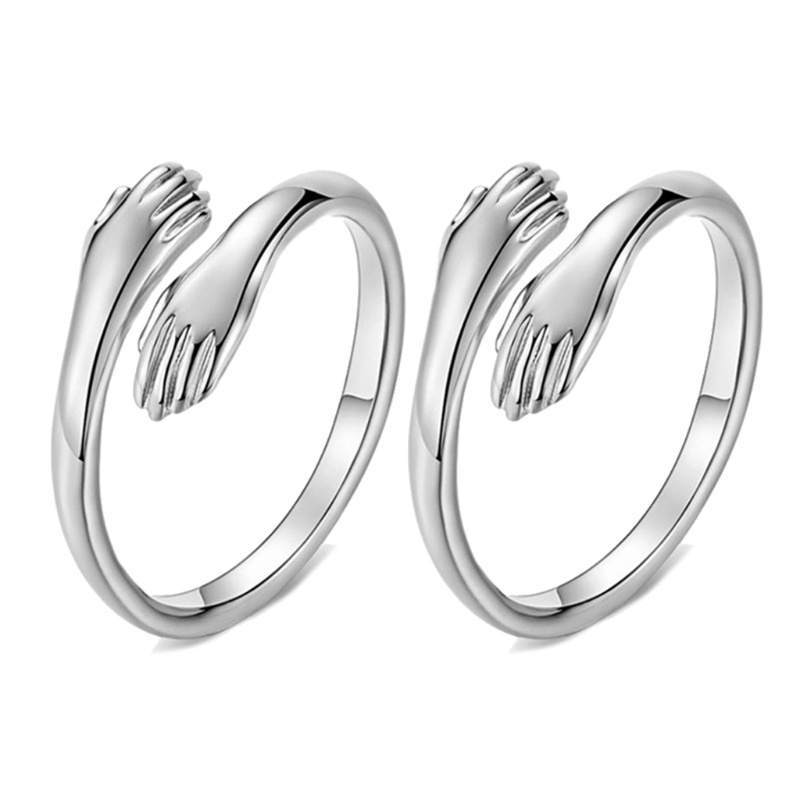 Nhẫn Đeo Tay Hai Lớp Phong Cách Hip Hop Punk Gothic Thời Trang Cho Nữ