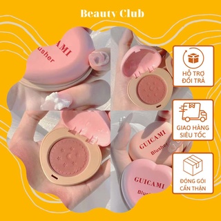 Phấn má hồng cam Guicami Blusher hình trái tim - BeautyClub