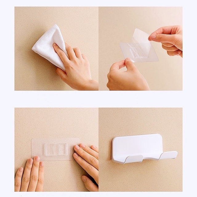 Giá đỡ máy sấy tóc gắn tường thiết kế đơn giản hiện đại