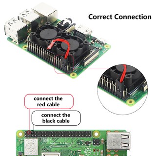 Quạt Tản Nhiệt Cho Raspberry Pi 3 Model B+Plus Hoặc 3b Trynnemgo