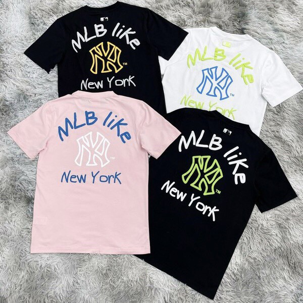 ⚡️ Áo Phông Unisex  M.L.B Like New York White XUẤT DƯ FULL TEM TAG