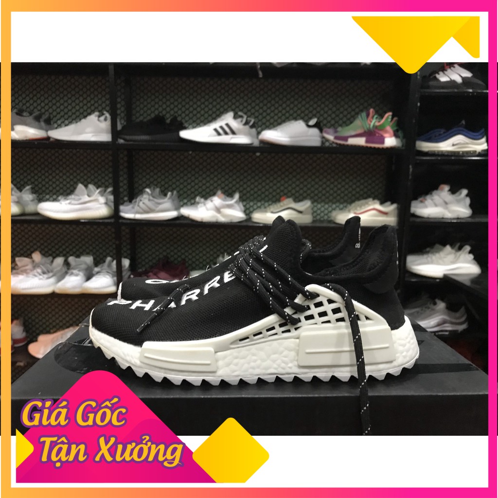 Rẻ vô địch - >ẢNH THẬT-HÀNG THẬT< Giày sneaker Human đen trắng nam nữ -Ax123 ":