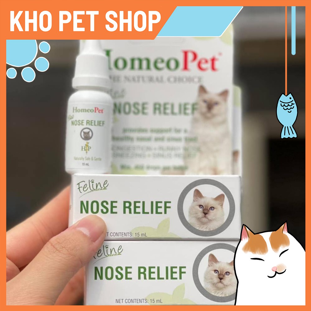 Homeo Pet Nose Relief - hỗ trợ nghẹt mũi