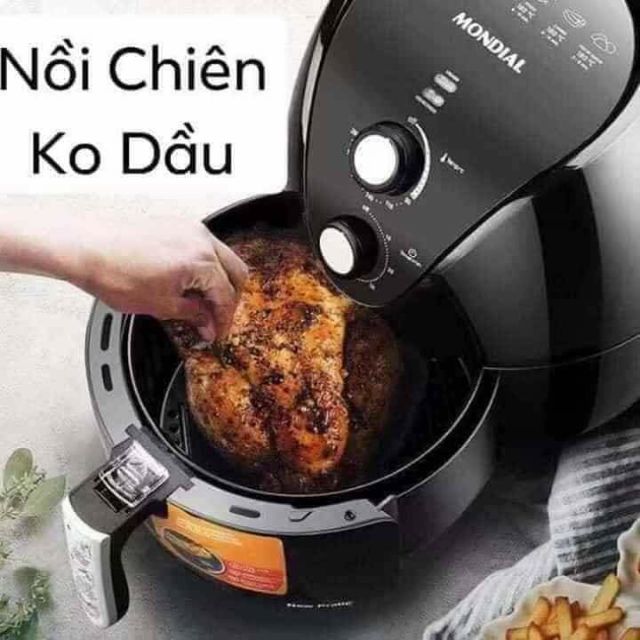 [Mã ELHADEV giảm 4% đơn 300K] Nồi chiên không dầu Mondial 4.5 lít (1400W)