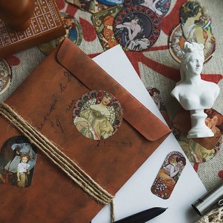 Sticker vintage [ RENAISSANCE LADY ]