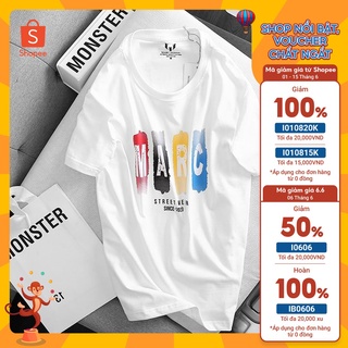 Hàng vnxk _áo thun nam marc cổ tròn thun cotton single 2 chiều cao cấp