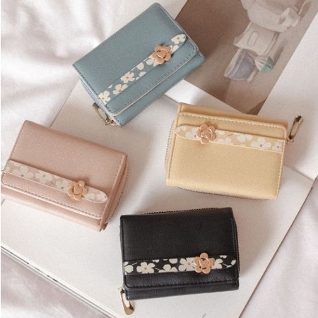 The Floral Belt Short Wallet 10