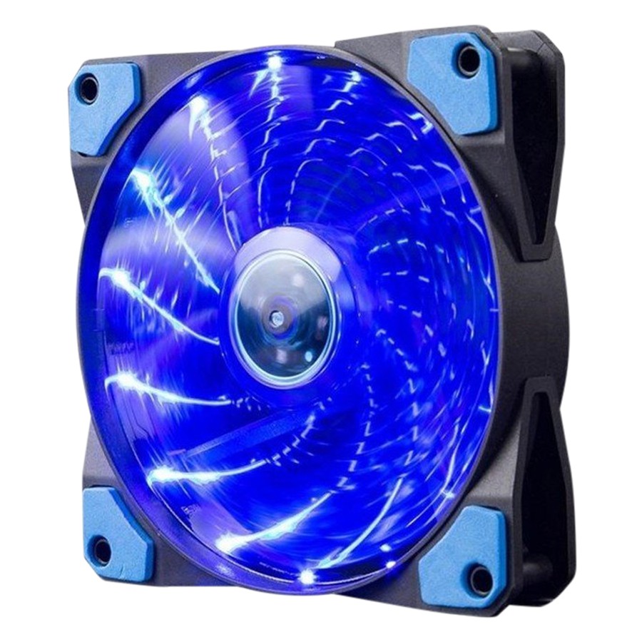 Fan case 12cm LED 15 bóng  siêu mát siêu bền hàng chính hãng bảo hành 1 tháng 1 đổi 1