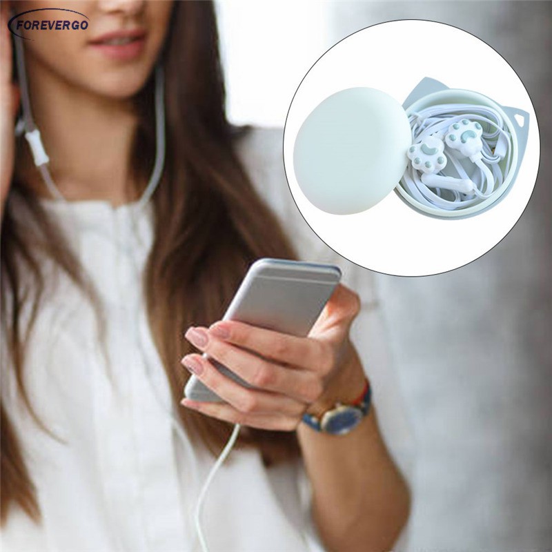 Tai Nghe Nhét Tai Hình Dấu Chân Mèo Dễ Thương Jack 3.5mm