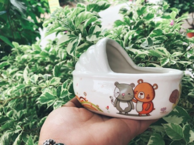 Nhà tắm sứ cho hamster, bồn tắm sứ mát mẻ