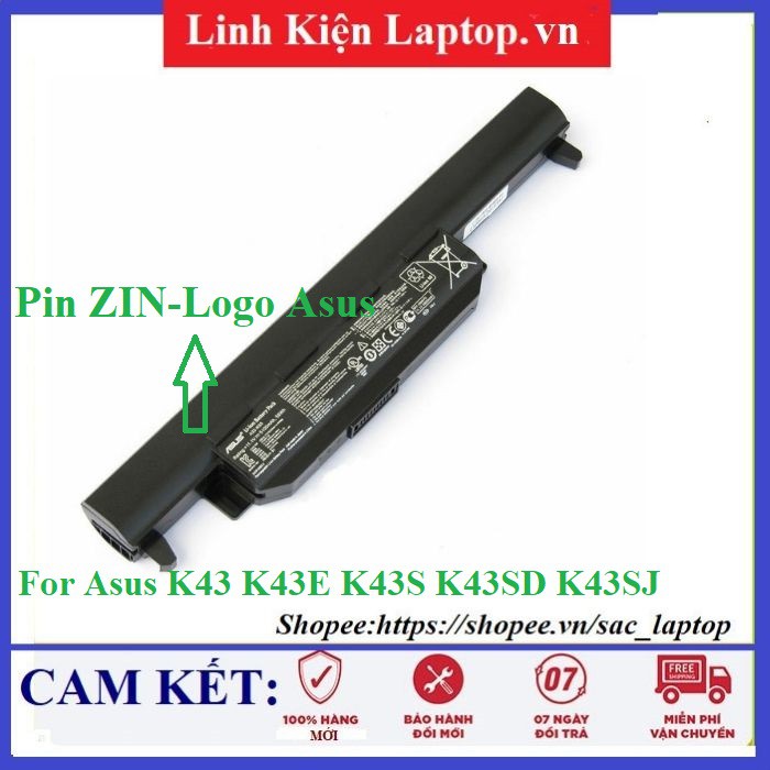 ⚡Pin laptop Asus K43 K43E K43S K43SD K43SJ