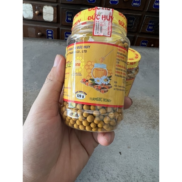 Viên Mật Ong Nghệ Vàng