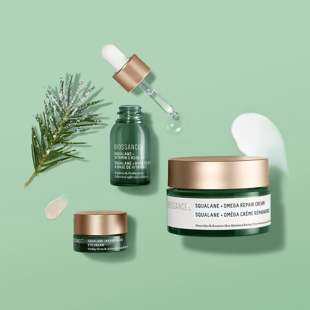 Dầu Dưỡng hữu cơ Biossance Squalane + Vitamin C Rose Oil