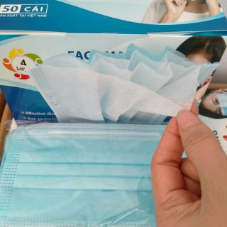Hộp 50 chiếc khẩu trang 4 lớp An An
