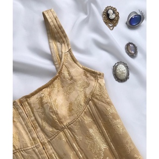 Áo corset màu vàng 2hand