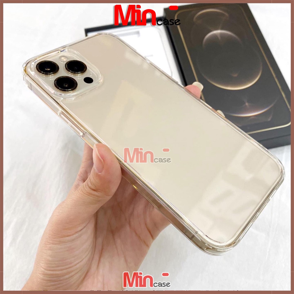 Ốp lưng iPhone Thom Browne chống sốc viền vuông silicon trong suốt cho iphone 6/6s/7/8/X/XS/XR/11/12/13 Pro Plus Max