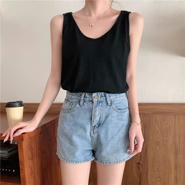 Áo phông tanktop giấy xước Ulzzang style 🌻 Hàng Quảng Châu