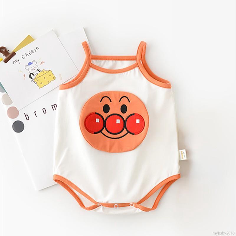 Bộ Bodysuit Một Mảnh Không Tay Dễ Thương Cho Bé Sơ Sinh