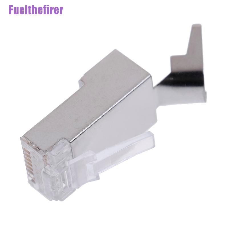 Set 10 Đầu Nối Cat7 Rj45 Cat 7 Pha Lê Ftp Rj45