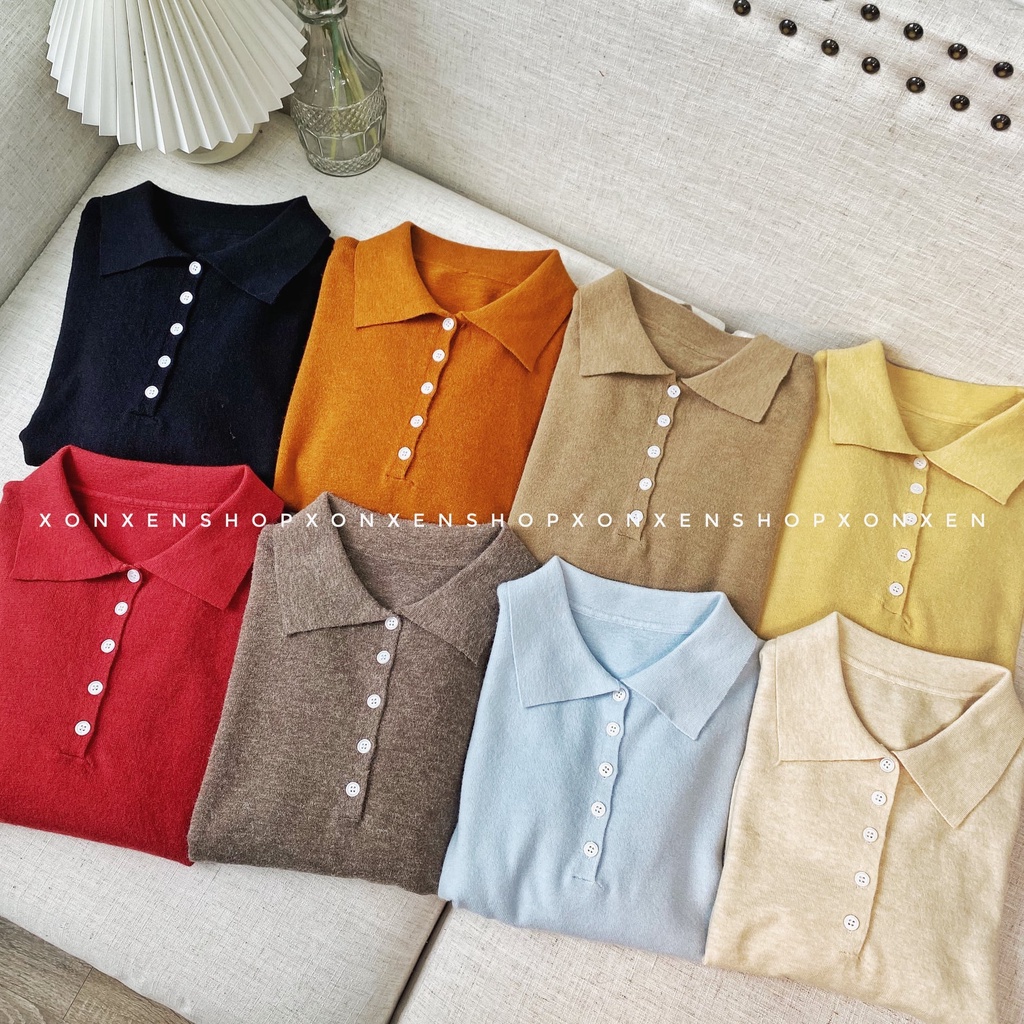 Áo len dài tay nữ. chất len mềm mịn đẹp- XONXEN 468 LÊ DUẨN ĐÀ NẴNG- MÃ 8089