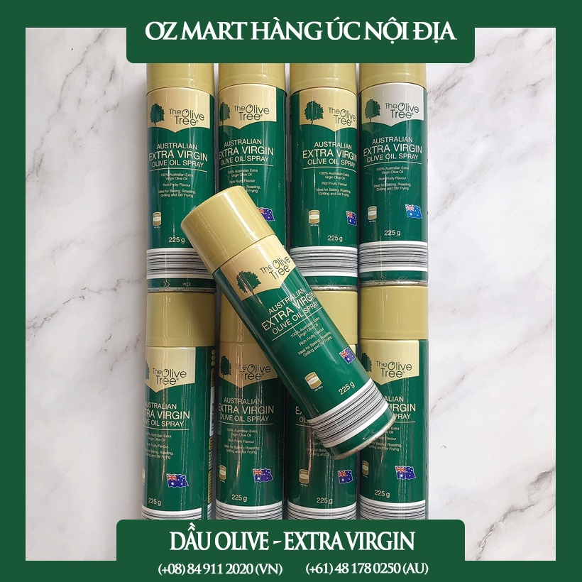 DẦU OLIVE AUSTRALIAN - EXTRA VIRGIN OLIVE OIL SPRAY Oz Mart Hàng Úc Nội Địa