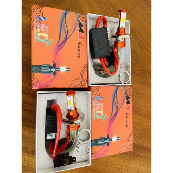 Đèn Pha Led Chính Hãng MA Racing Siêu Sáng Gắn Tất Cả Các Dòng Xe