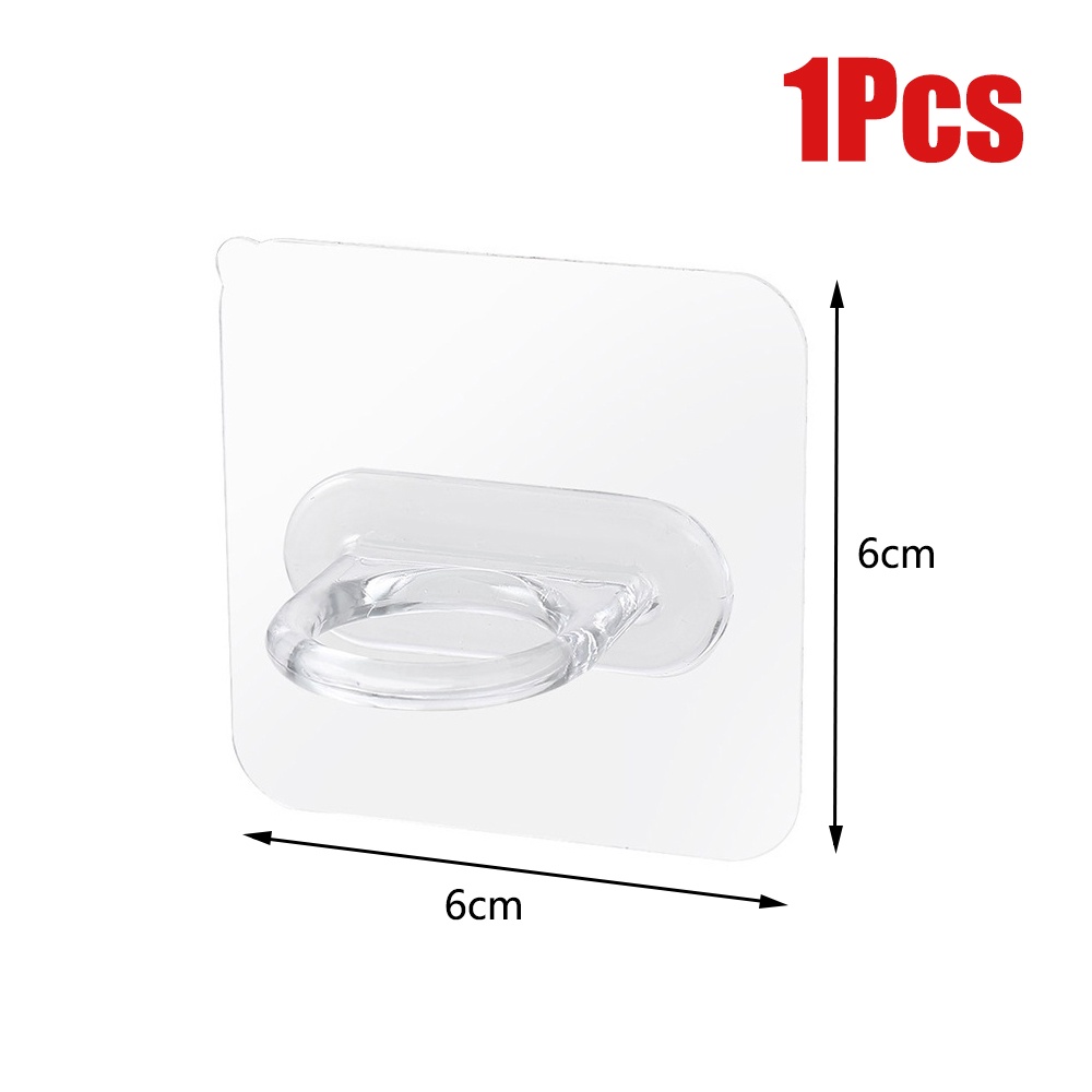 1 Móc Dán Tường Trong Suốt Đa Năng Tiện Dụng