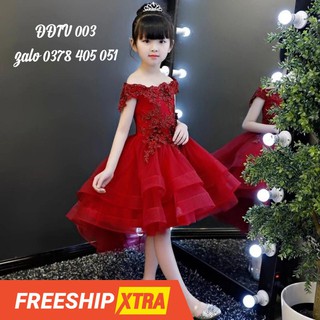 ĐẦM CHO BÉ ĐỎ ĐUÔI TRỄ VAI(ĐĐTV003)