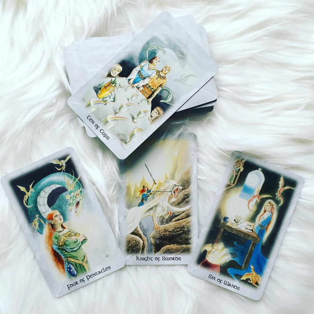 Bộ Bài Celtic Dragon Tarot (Mystic House Tarot Shop) - Bài Gốc Authentic Chính Hãng 100%