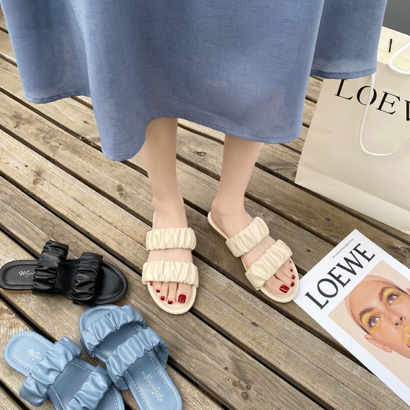 IELGY Dép đi biển Đế Mềm Phong Cách Hàn Quốc Thời Trang Cho Nữ
