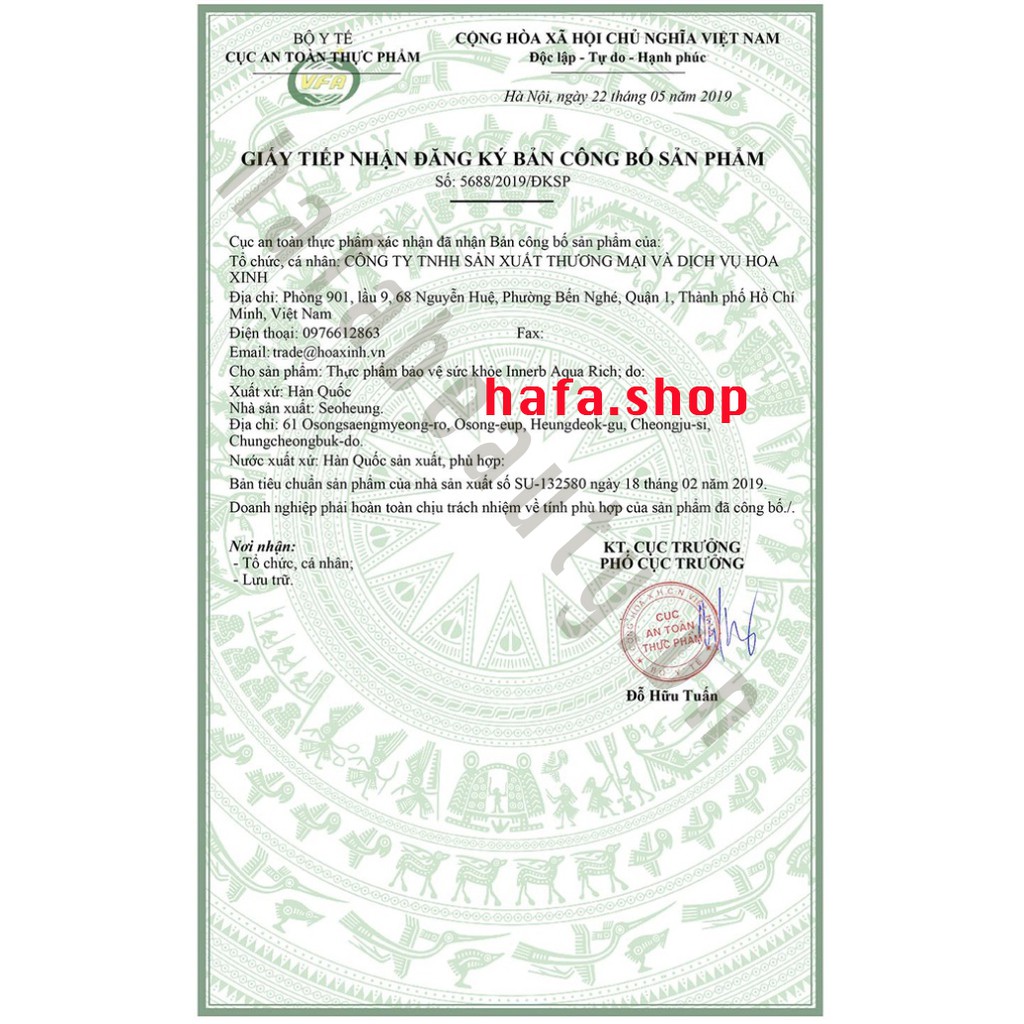 Viên Uống Cấp Nước Bổ Sung Collagen Giúp Da Sáng, Căng Bóng, Săn Chắc CJ Innerb Aqua Rich | BigBuy360 - bigbuy360.vn