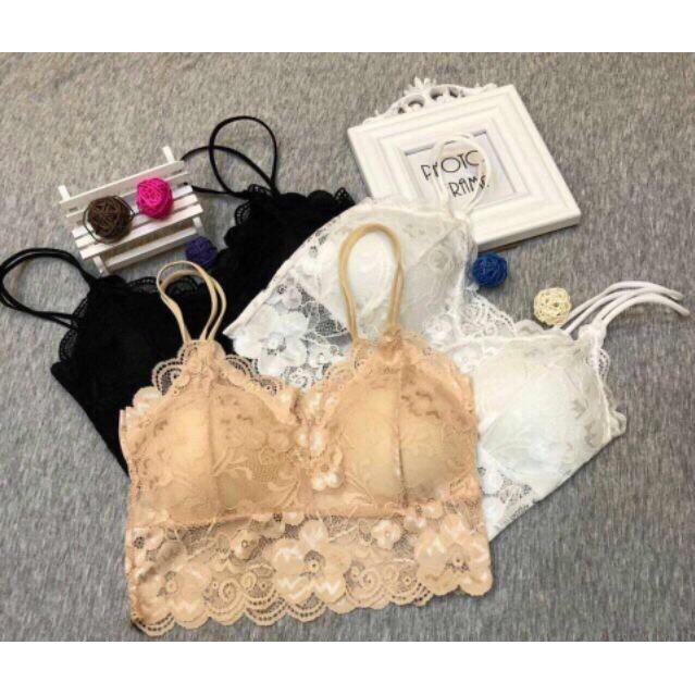 Áo Lót Bra Ren Hoa 2 Dây Chất Đẹp