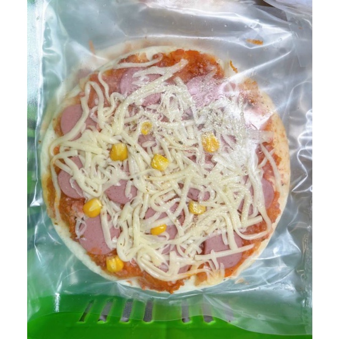 Pizza làm sẵn size 17❤️SHIP HOẢ TỐC HÀ NỘI❤️PIZZA có 3 vị xúc xích, bò bằm, thập cẩm. chỉ việc quay lò vi sóng, áp chảo | BigBuy360 - bigbuy360.vn