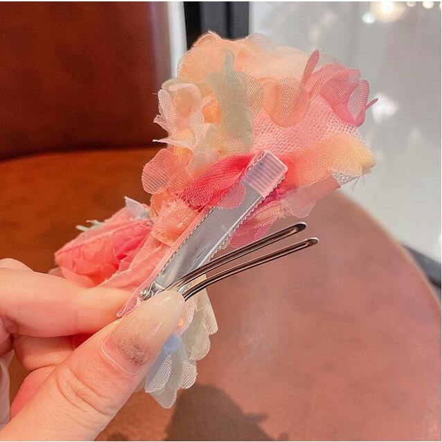 Set 2 Kẹp Tóc Nơ Thời Trang Hàn Quốc Cho Bé Gái