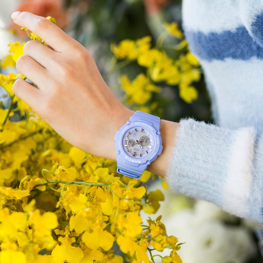 Đồng hồ nữ Casio Baby-G BGA-270FL-2A chống va đập, chống nước 100m, hàng chính hãng