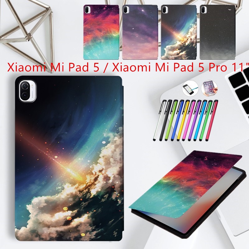Bao Da Máy Tính Bảng Thông Minh Tích Hợp Giá Đỡ Cho Xiaomi Mi Pad 5 / Xiaomi Mi Pad 5 Pro 11"
