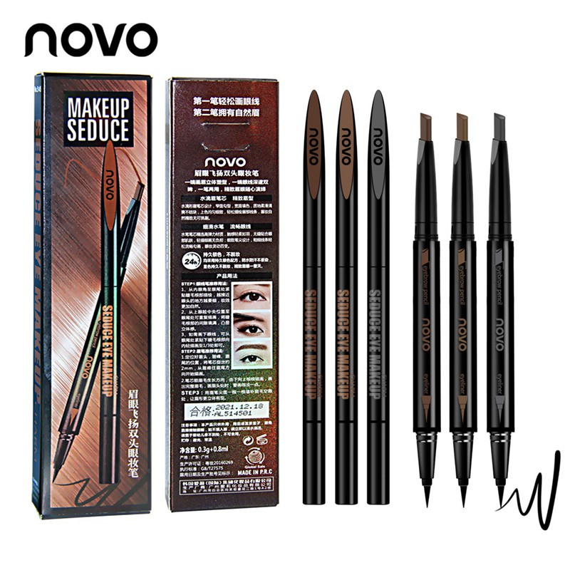 Chì Kẻ Mày NoVo Makeup Seduce 2 đầu tiện dụng | BigBuy360 - bigbuy360.vn