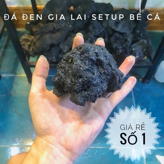 1kg Đá Đen Gia Lai dùng setup bể cá thủy sinh nhiều kích thước