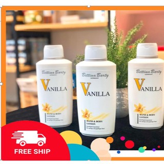 Sữa dưỡng thể Vanilla Hand and Body Lotion hương hoa vani và hoa nhài của Bettina Barty 500ml