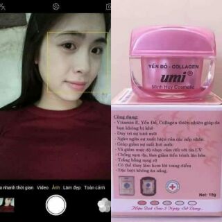Kem umi yến đỏ colagen