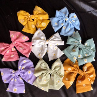 Kẹp tóc - buộc tóc nơ vải bản to scruchies phong cách Hàn quốc