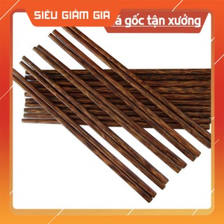 Vỉ 10 đôi đũa dừa ngọc diệp _ đũa gỗ tự nhiên 100%