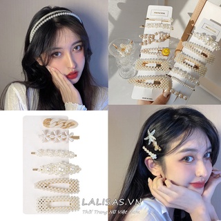  Kẹp Tóc Đính Ngọc Trai Giả Thời Trang Dành Cho Nữ