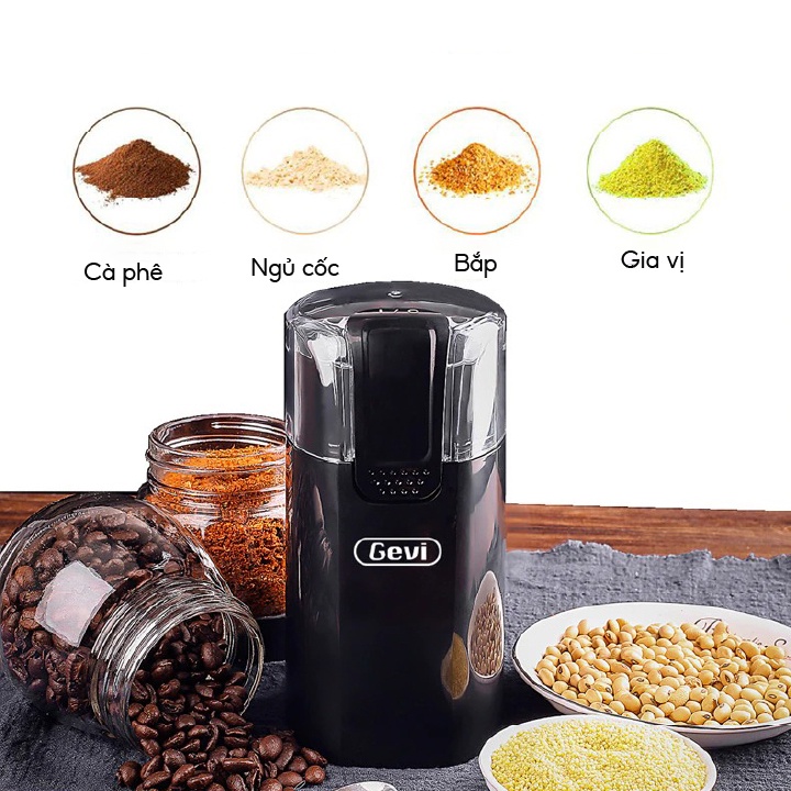 Máy xay hạt khô cầm tay GEVI GECGI140-GS - BH 12 THÁNG