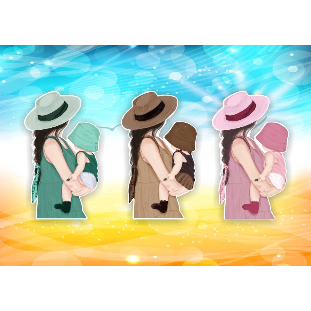 [SIÊU RẺ❤️] – SCG Mẹ bế bé - Trang trí bánh sinh nhật bánh kem