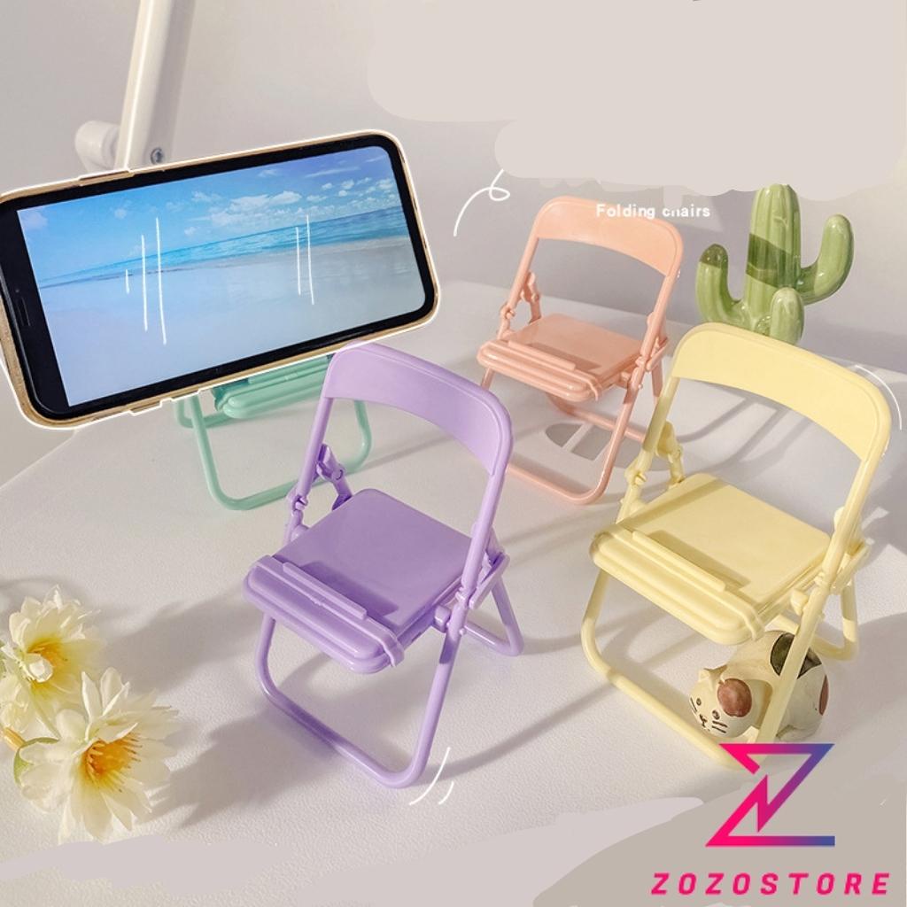 Giá đỡ điện thoại hình ghế nhựa cute zozostore98