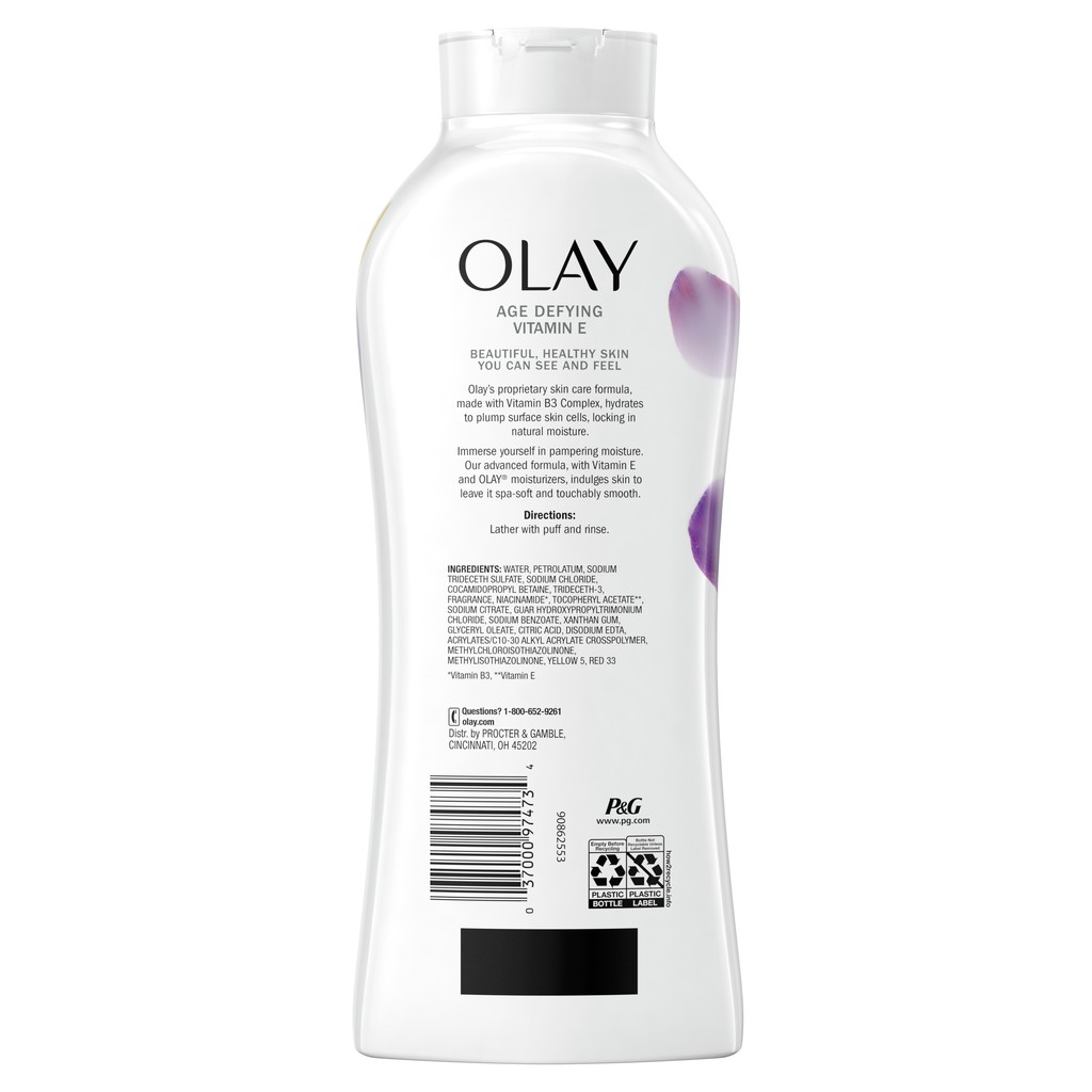 Sữa Tắm Olay Age Defying With Vitamin E Chống Lão Hóa 650ml