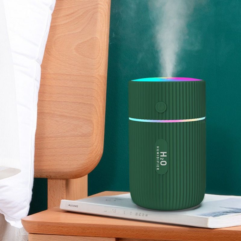 Máy Phun Sương Tạo Độ Ẩm Không Khí Mini Sạc USB 220ML / 2 Chế Độ Tắt Tự Động Có Đèn LED Nhiều Màu Sắc Đa Ứng Dụng