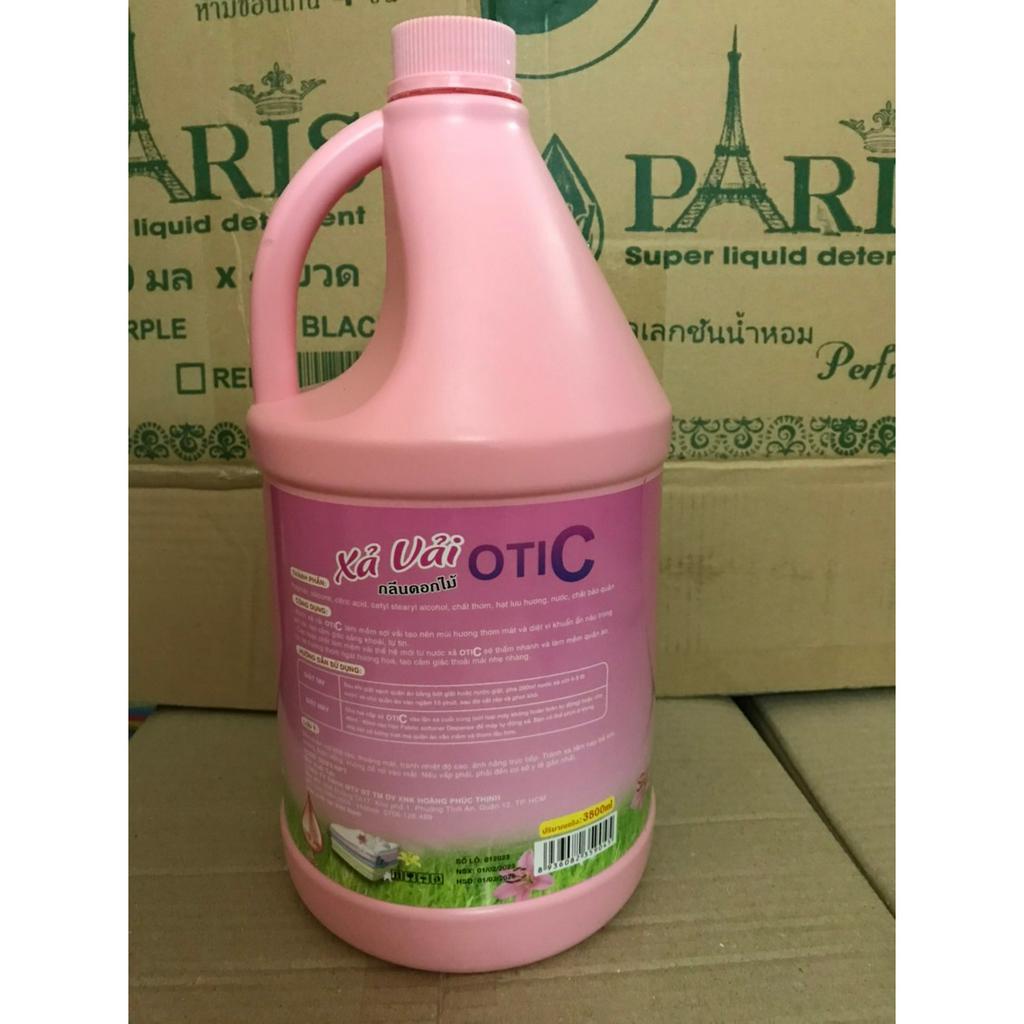 Nước xả vải Otic hương Comfort can 3.8 lít - nước xả quần áo thơm lâu bền vải 3.6KG